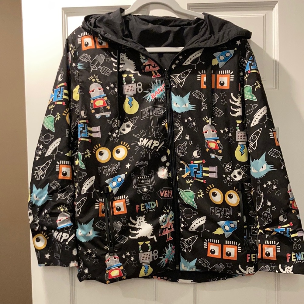 Fendi reversible animation jacket M size 42